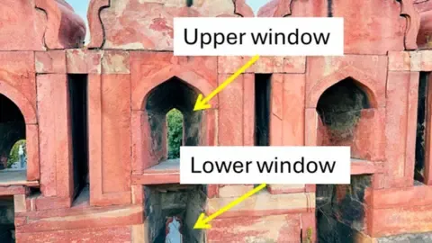 The capital's toxic atmosphere is transforming the historic Red Fort black, investigation indicates